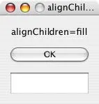 alignChildren = fill